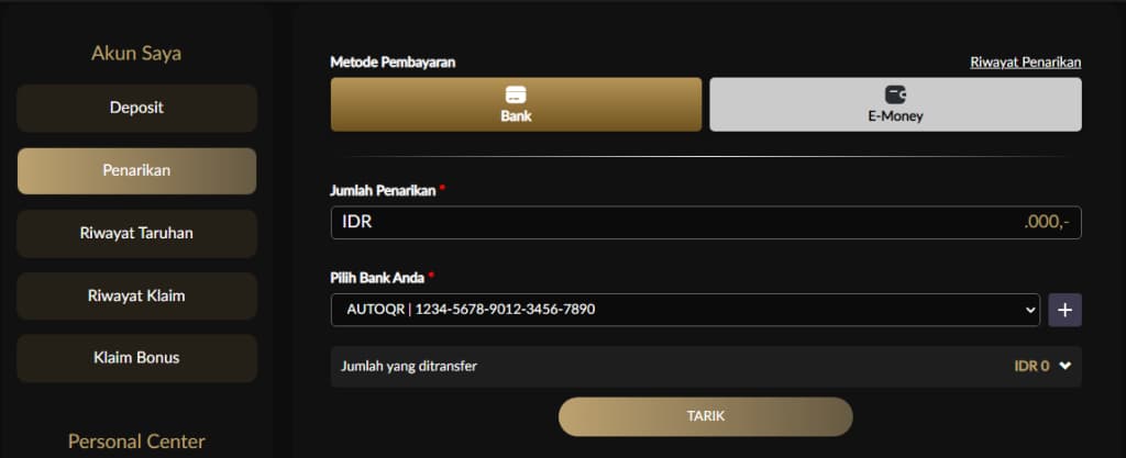 Cara Menarik Uang di BOM88
